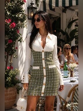 MM tweed dress S